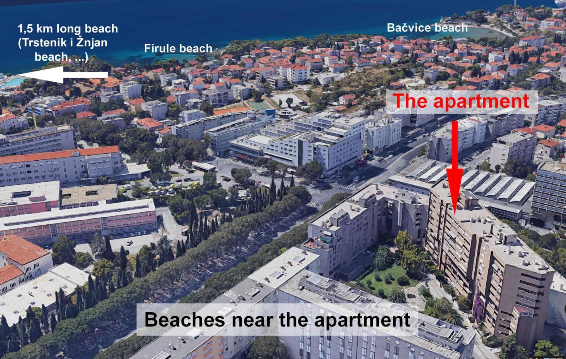 Eurit Apartment Shown In Detail Split Exteriér fotografie
